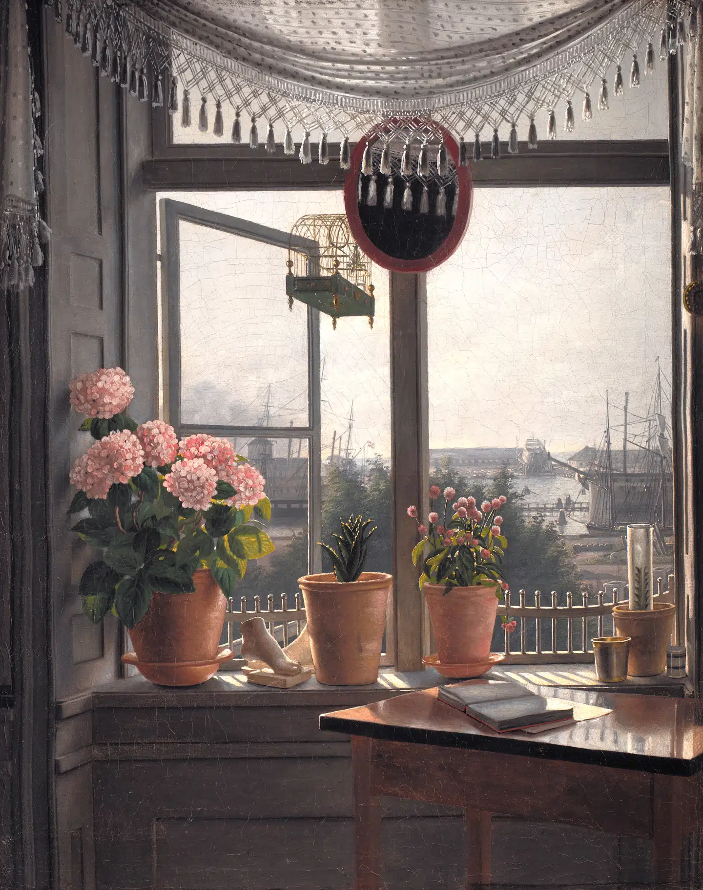 Martinus Rørbyes fænomenale billede »Udsigt fra kunstnerens vindue« (1823-1827) er godt i en hvilken som helst kontekst. Handler det om udlængsel? Om plantebegejstring? Om fremtiden? Nok lidt af det hele.