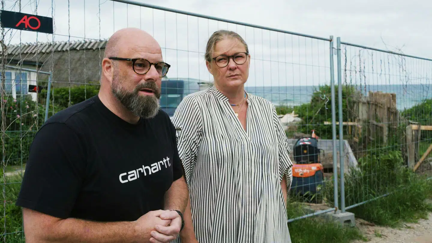 Nicolai Gerts og Nanna Burnett spiller de altoverskyggende hovedroller i 'Nabostrid i førte række'.