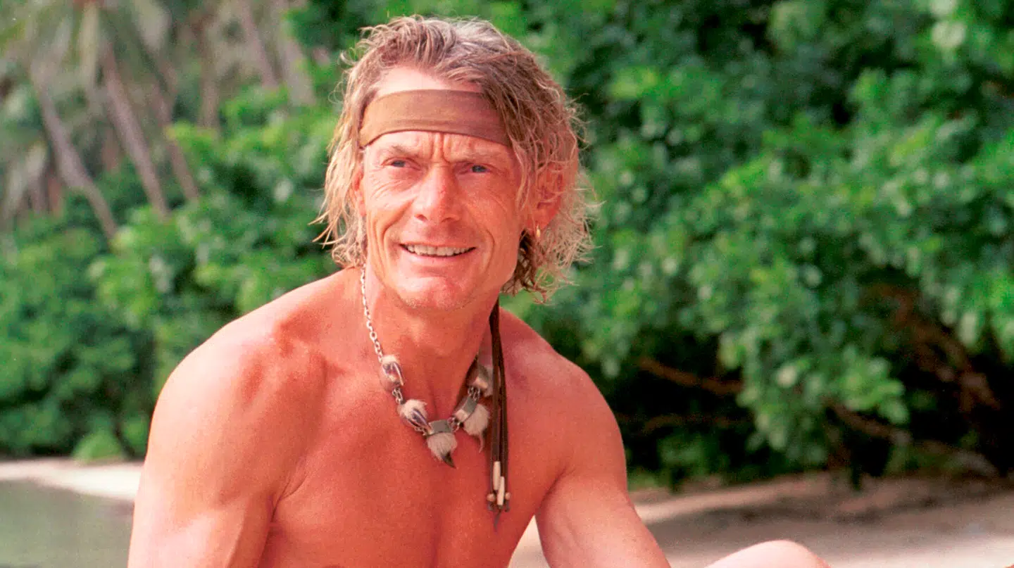 Dan Marstrand, da han vandt 'Robinson' i 1999.