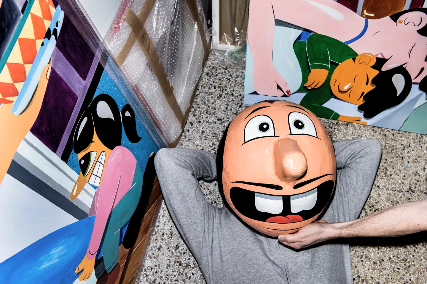 På Kastrupgårdsamlingen kan man indtil den 19. oktober se den retrospektive udstilling med HuskMitNavn.Arkivfoto: Thomas Lekfeldt, Scanpix