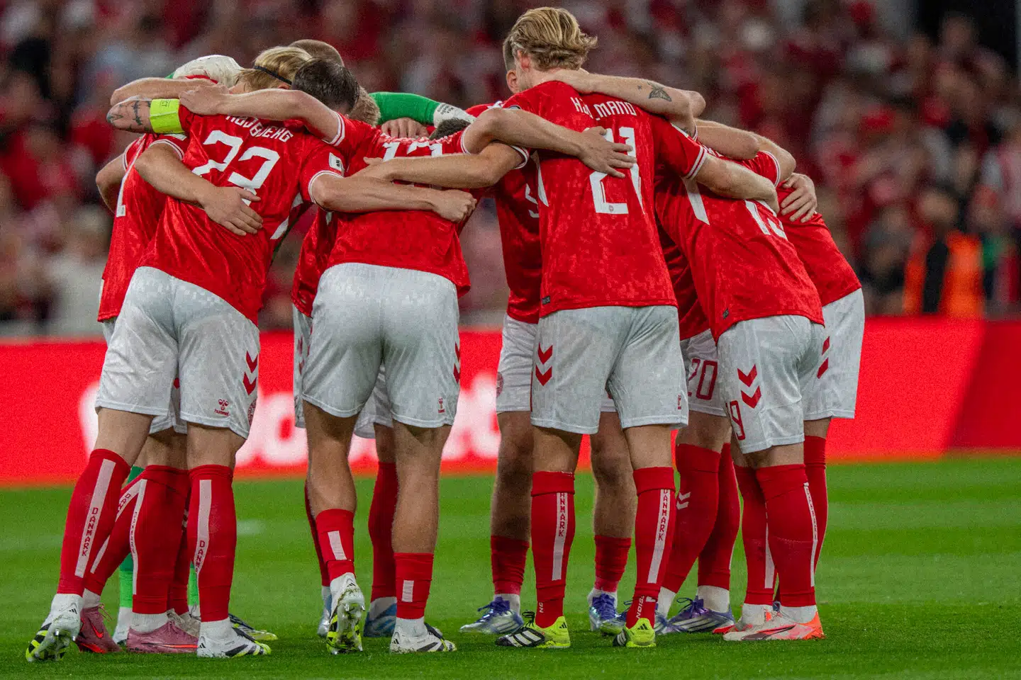 Danmark er i gruppe med Skotland, Grækenland og Belarus.