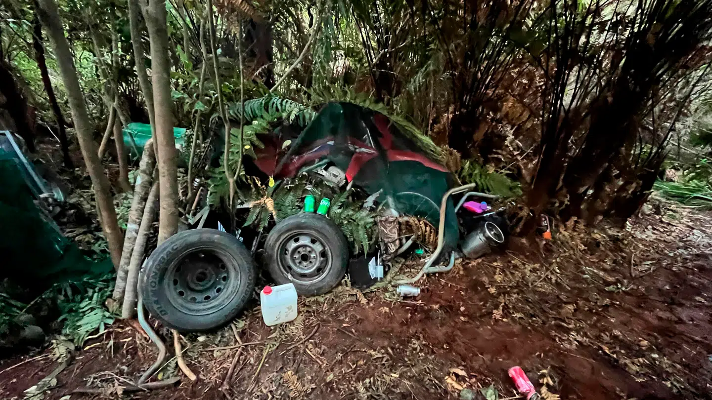 Her i lejren blev to af børnene fundet efter det fatale skyderi.