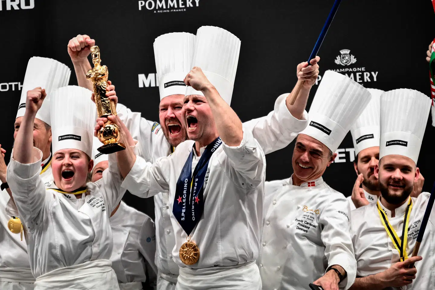 Brian Mark Hansen og hans team vandt guld i Bocuse d'Or i januar 2023. Han er den tredje dansker, der har vundet guld i konkurrencen.