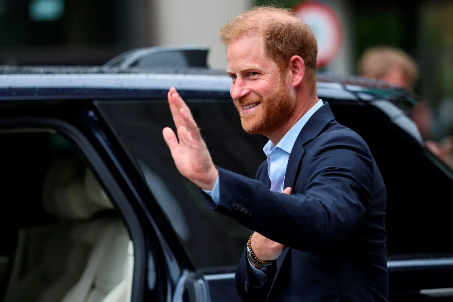 Prince Harry var i London for at besøge et forskningscenter, der beskæftiger sig med behandling af patienter med skader fra eksplosioner.