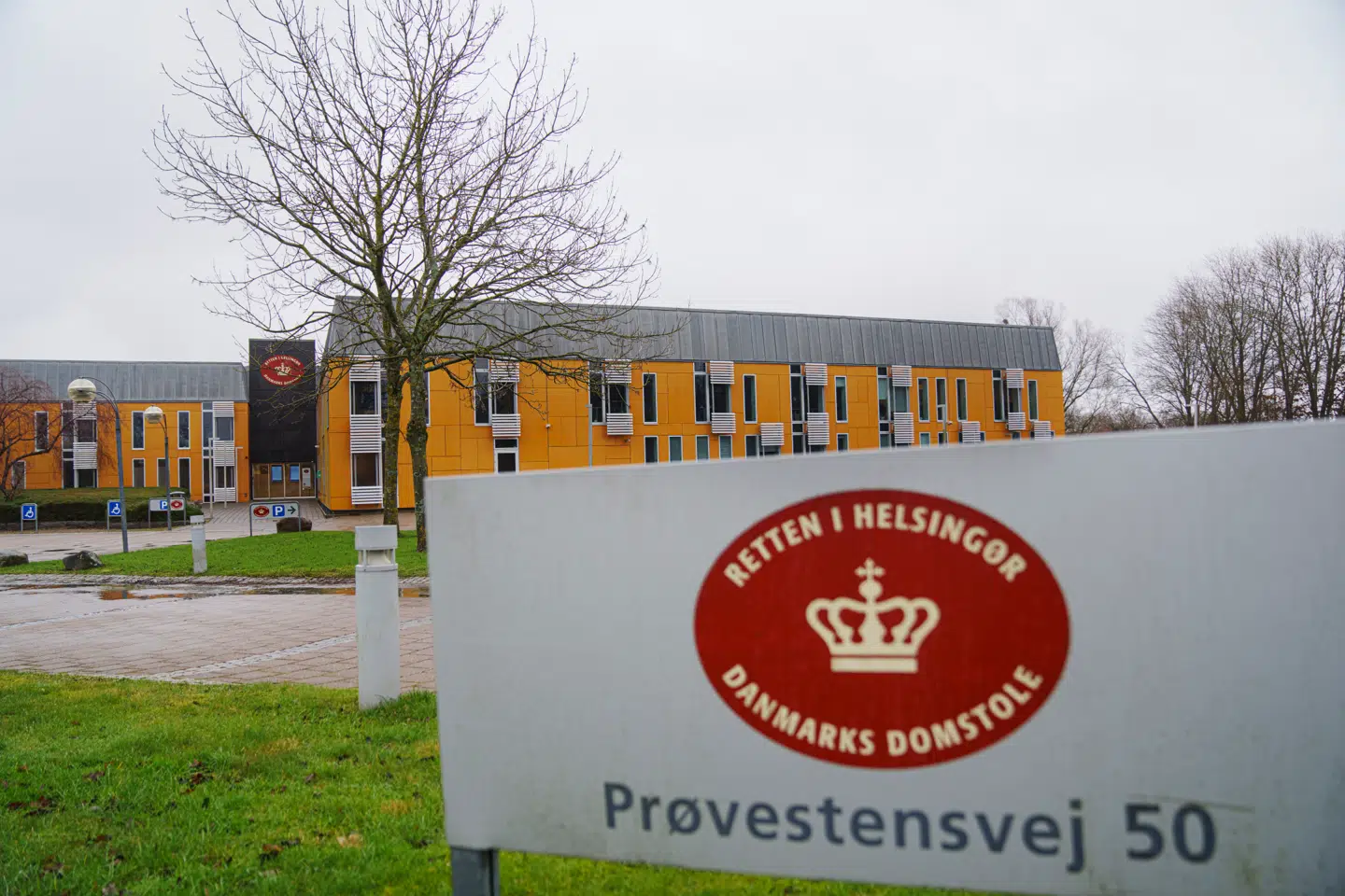 Retssagen mod de to drenge finder sted her ved byretten i Helsingør.