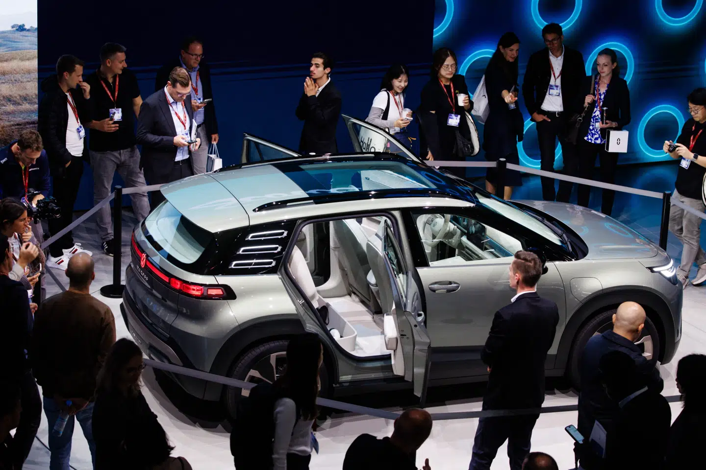 Volkswagens nye ID. Cross var blandt de mange nye bilmodeller, der tiltrak sig stor opmærksomhed på den store bilmesse IAA Mobility 2025 i München.