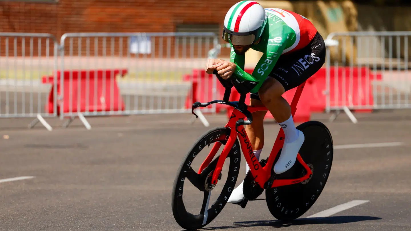Filippo Ganna kørte vanvittigt stærkt på dagens enkeltstart.