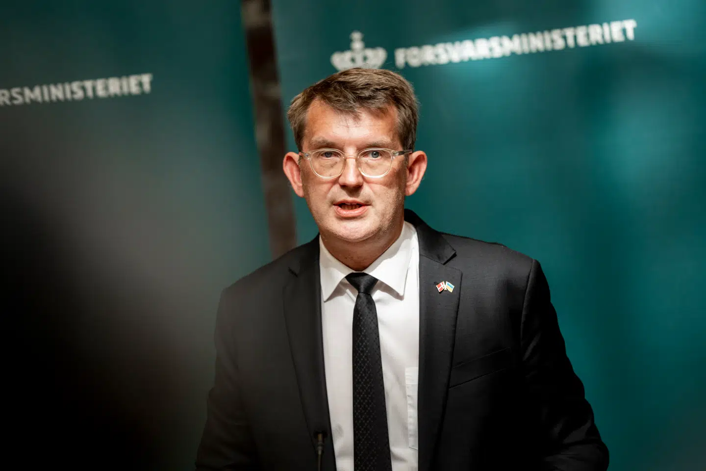 Forsvarsminister Troels Lund Poulsen (V).