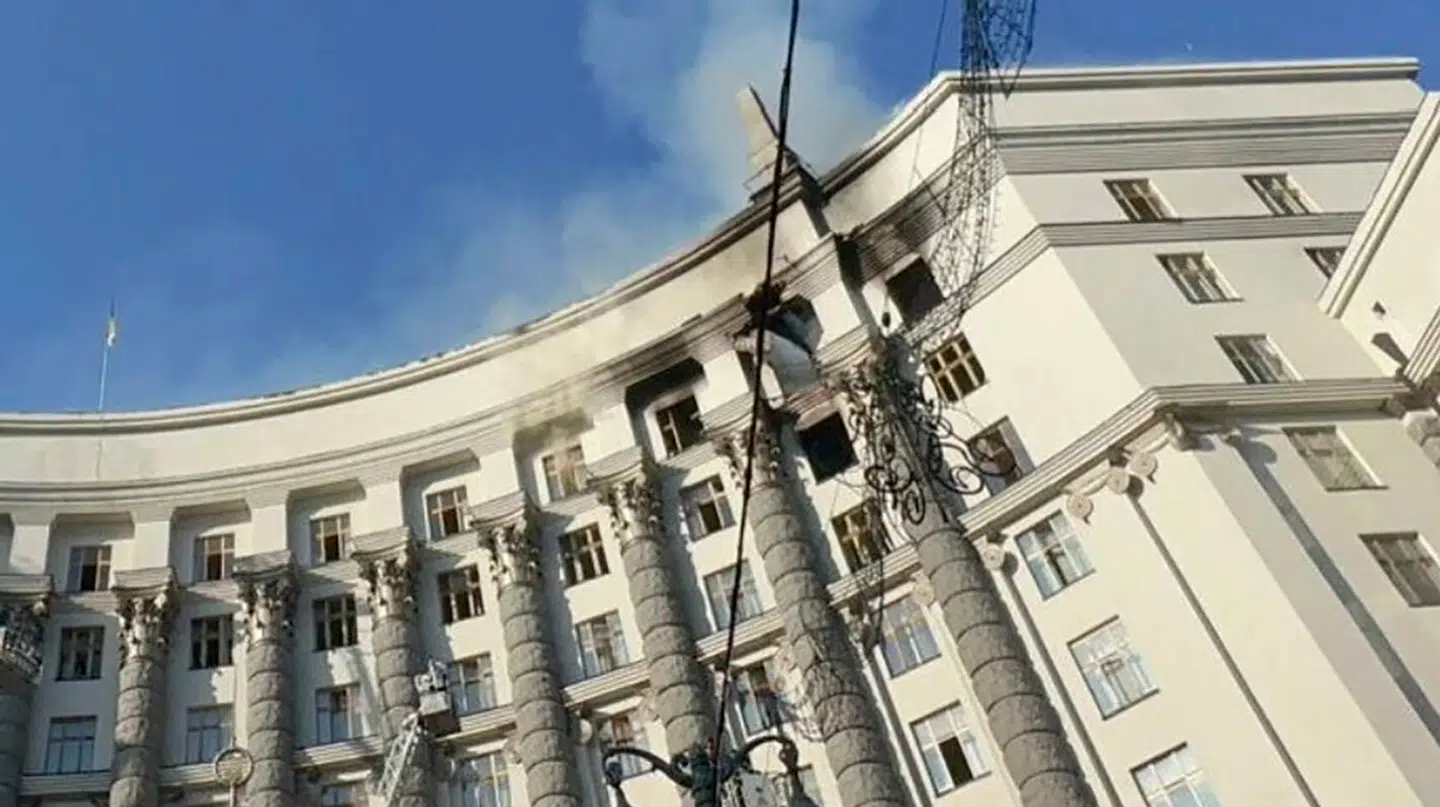 Angrebet på den ukrainske regeringsbygning ramte 7. september.