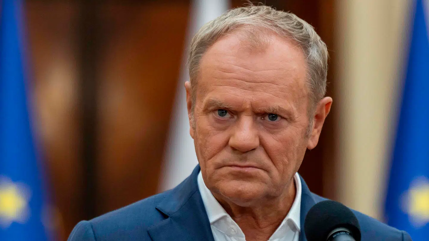 Polens premierminister, Donald Tusk, går i rette med USAs præsident i et spørgsmål om droner.