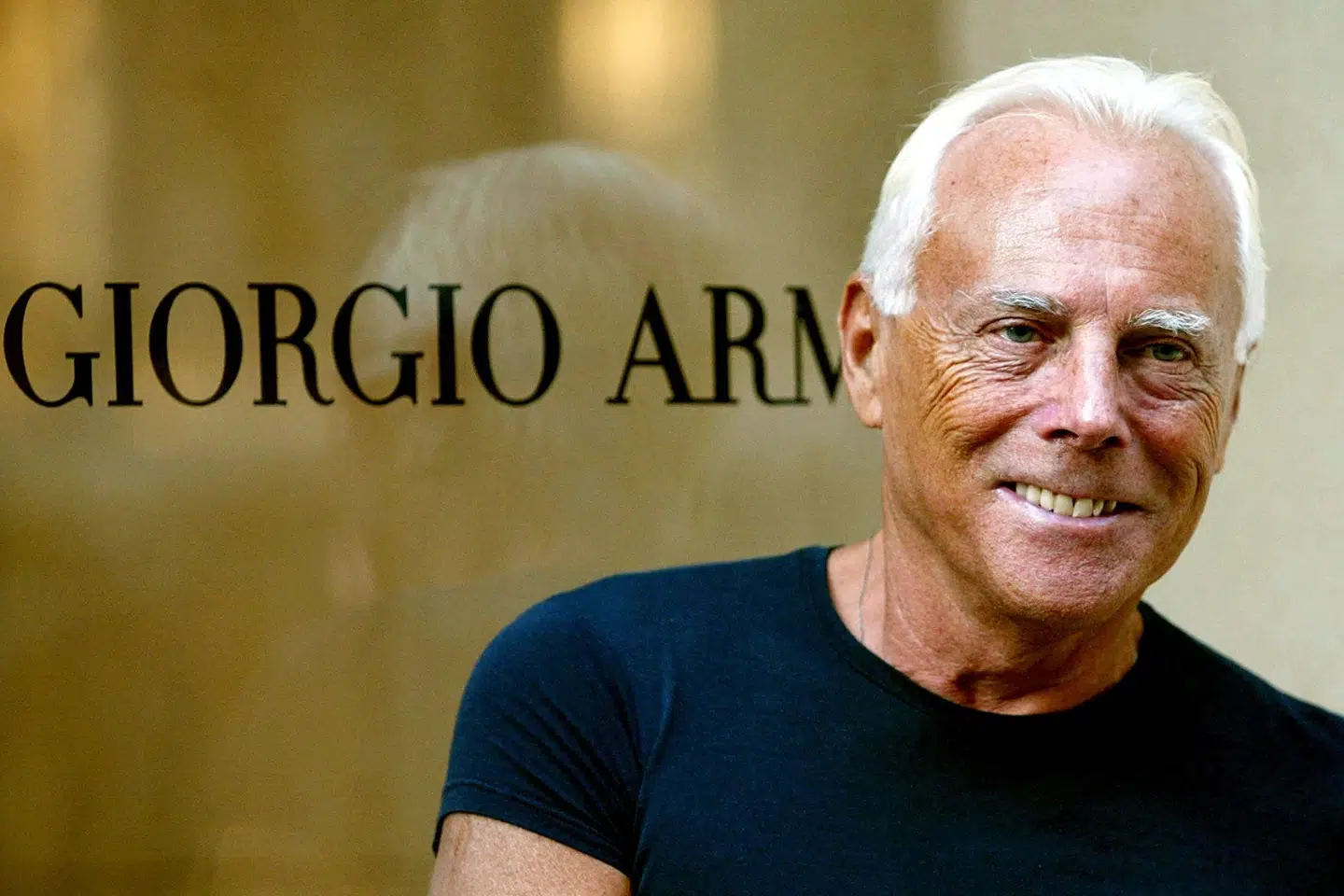 Den italienske designer Giorgio Armani døde tidligere på måneden i en alder af 91 år. Her ses han på et billede fra 2003. (Arkivfoto).