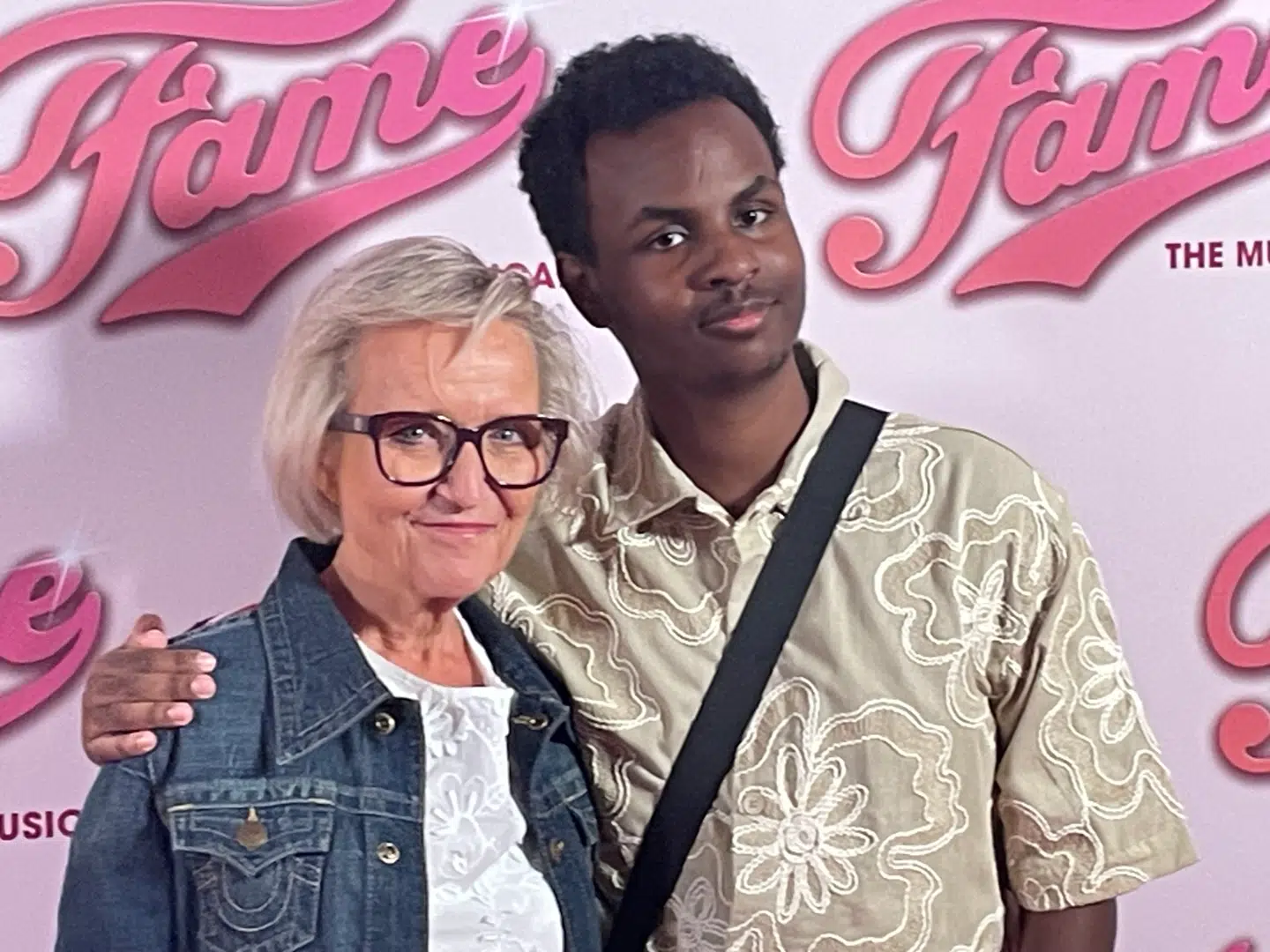 B.T. møder tv-vært Tine Gøtzsche med sønnen Jakob til torsdagens premiere på 'Fame'-musicalen i Scandic Falkoner på Frederiksberg. Foto: Lykke Buhl