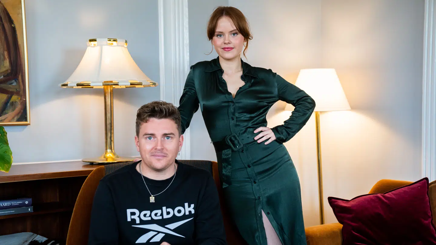 Jesper Groth og Andrea Heick Gadeberg spillede sammen i flere sæsoner af 'Sygeplejeskolen'.