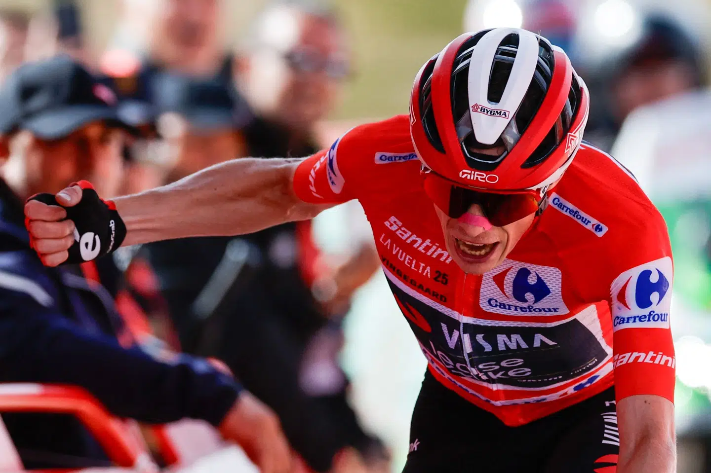 Jonas Vingegaard cementerede lørdag sin position som den stærkeste rytter i feltet i årets Vuelta a España.