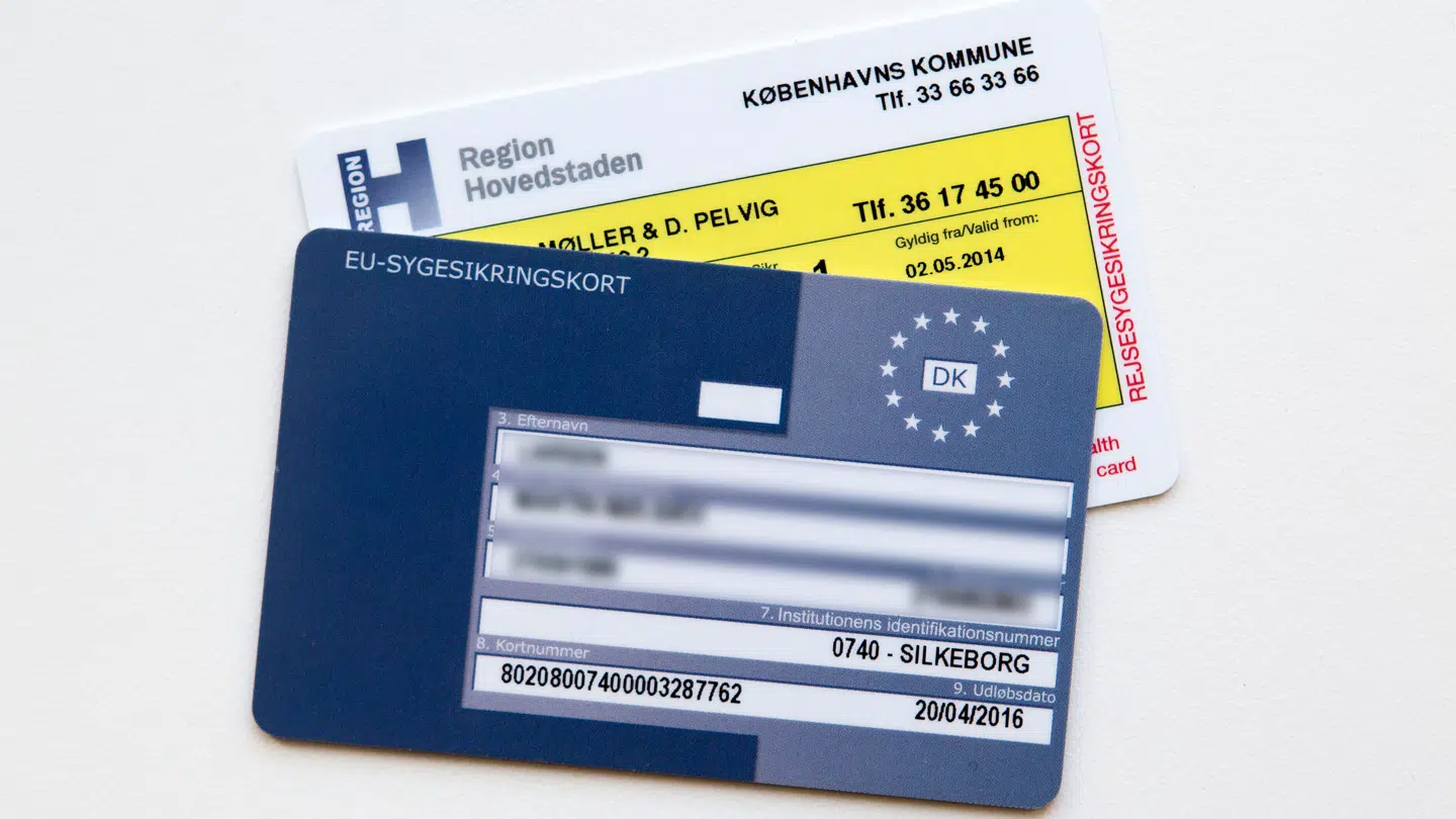 Det blå sygesikringskort virker ikke alle steder – og det er der mange, der ikke ved.