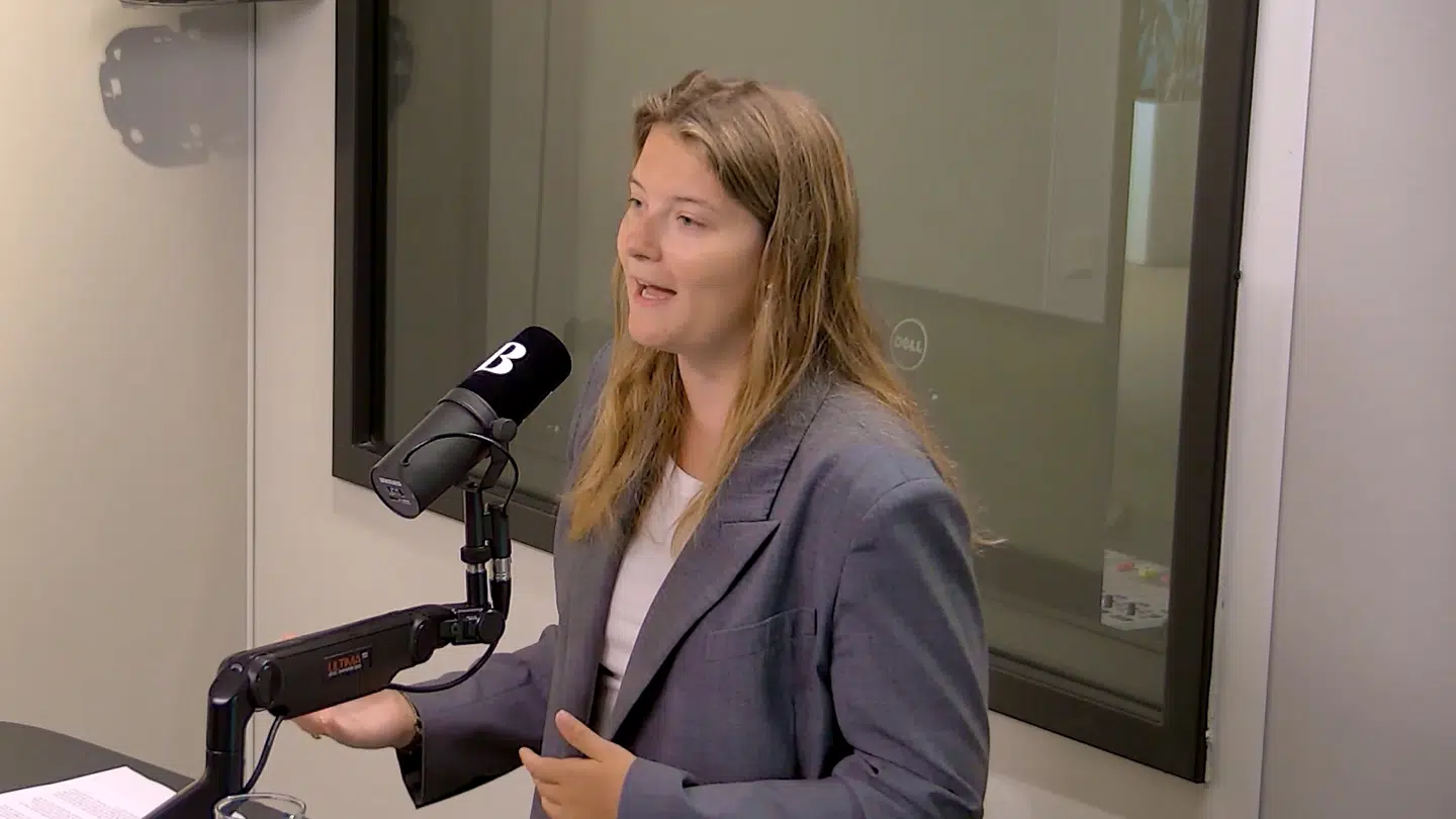 KU-studerende Josefine Paaske i Pilestræde-studiet.