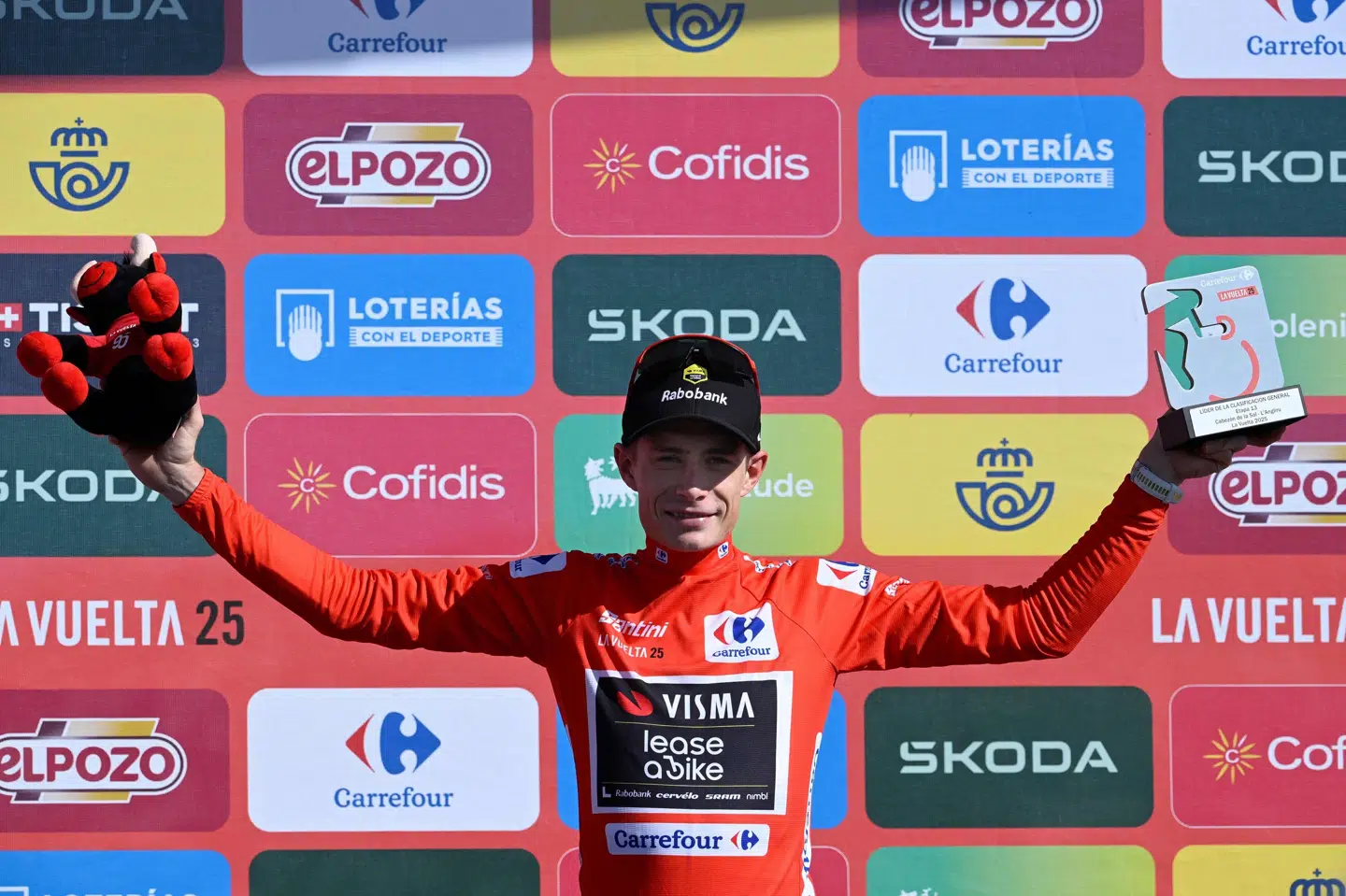 Jonas Vingegaard vandt Vueltaen med lidt mere end et minut.