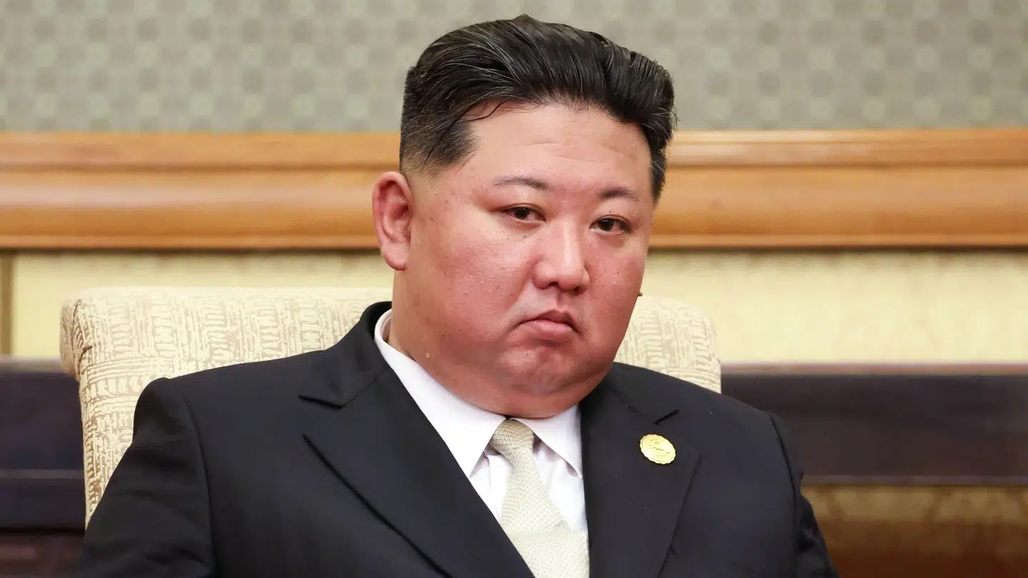 Her ses lederen af Nordkorea, Kim Jong-un, under et møde i Kina i begyndelsen af september.