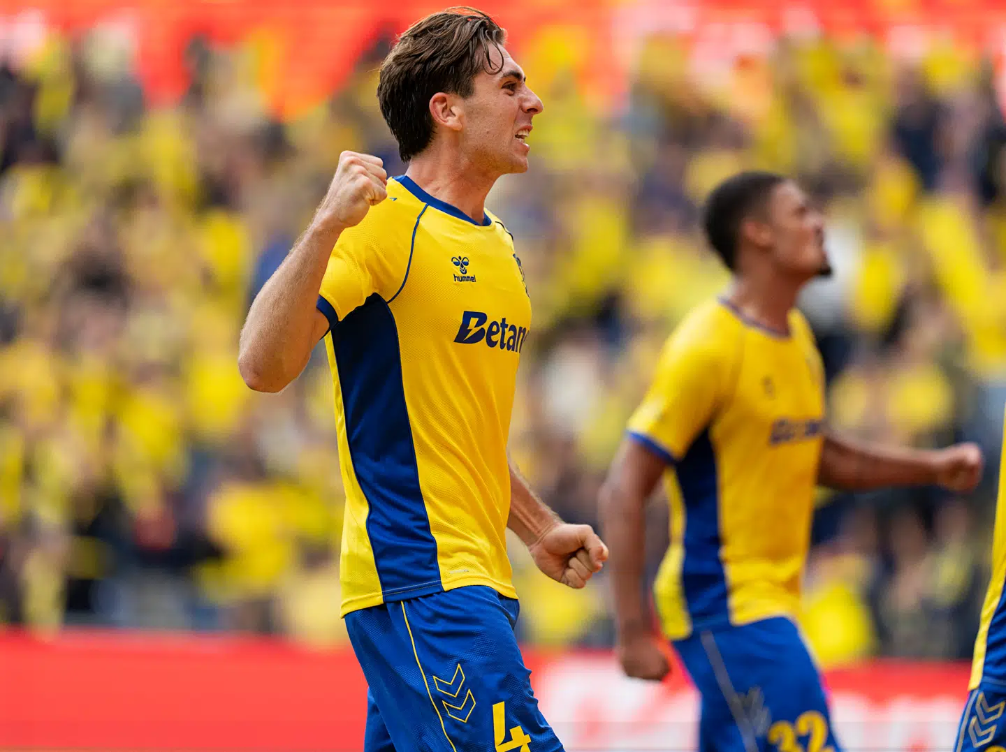 Brøndbys Luis Binks under superligakampen mellem Brøndby IF og FC København på Brøndby Stadion lørdag den 13. september 2025.. (Foto: Claus Bech/Ritzau Scanpix)