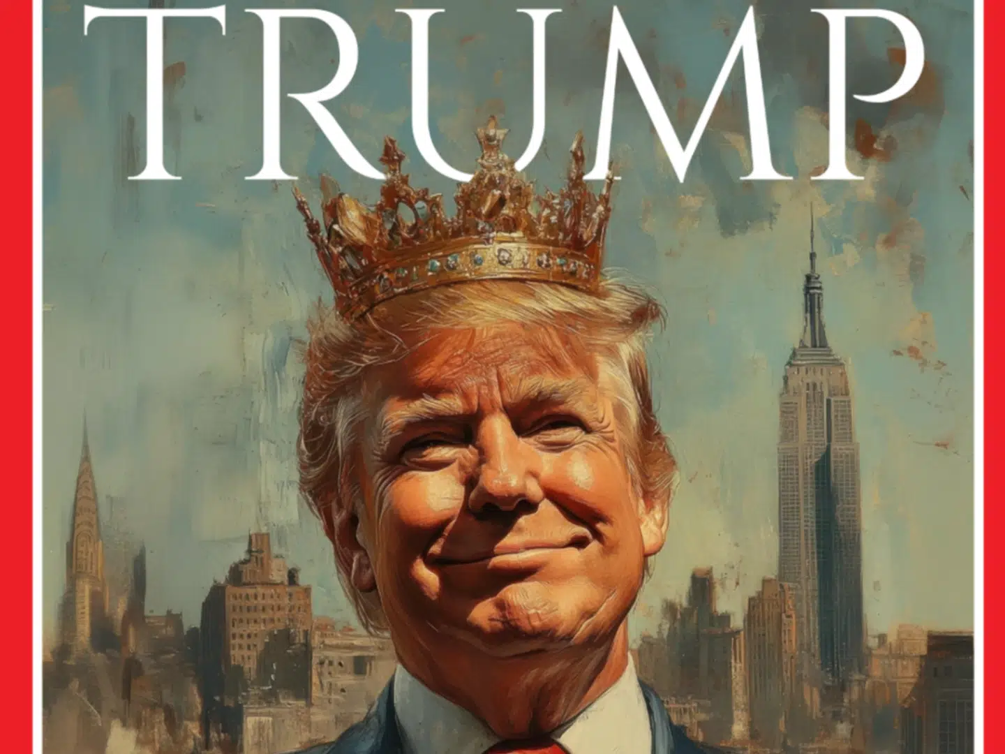 Billedet af Donald Trump, som blev delt på X på Det Hvide Hus' officielle hjemmeside.