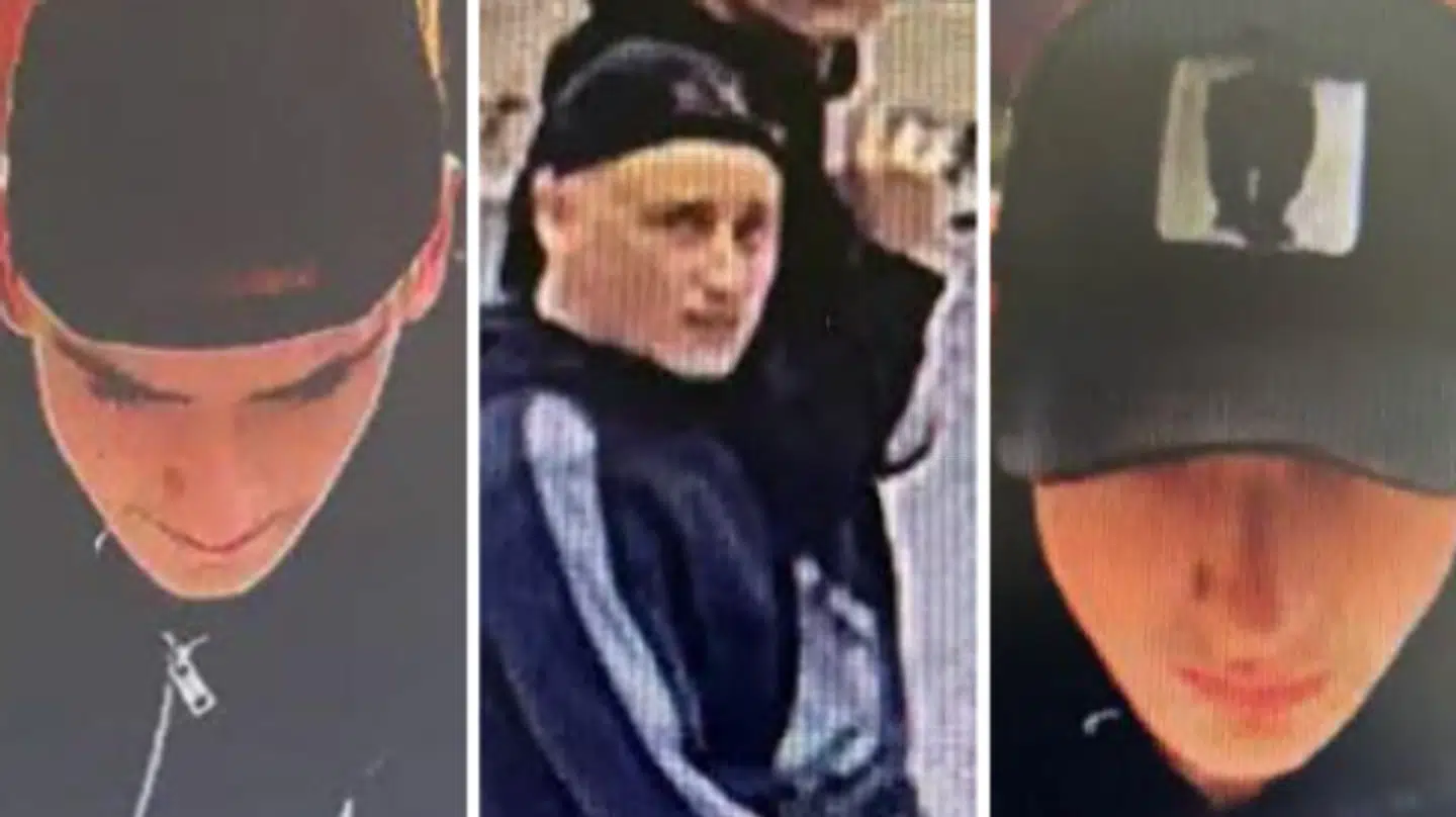 Her ses de tre mænd, Nordsjællands Politi efterlyse for et indbrud.