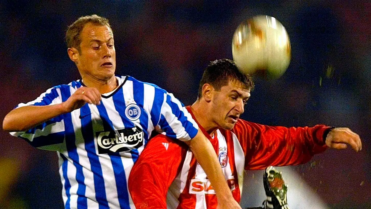 Dejan Milovanovic (th.) mødte OB og Steffen Højer i UEFA-Cuppen i oktober 2003.