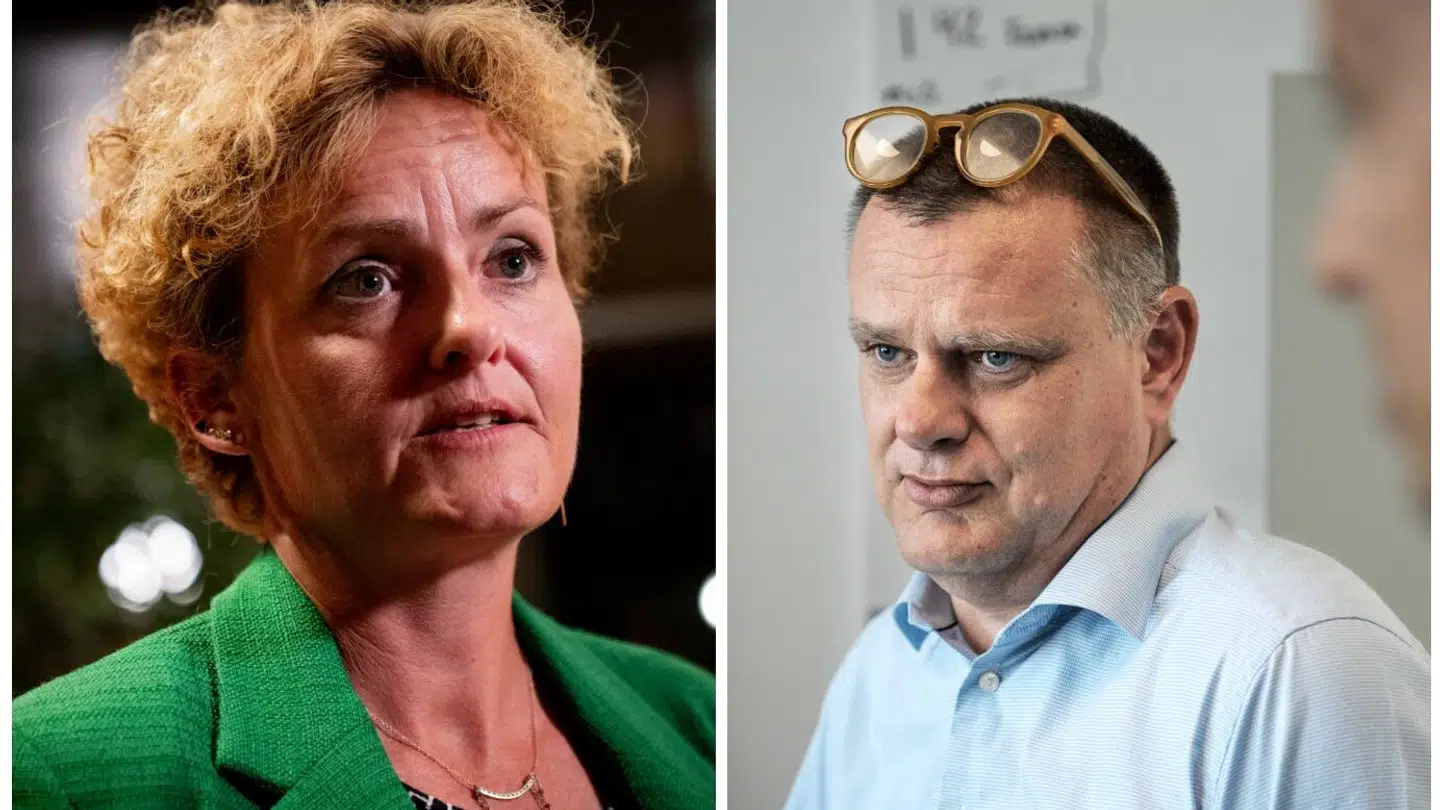 Københavns socialdemokratiske overborgmester, Lars Weiss (th.), foreslår en vejafgift i København. Fra partiets politiske ordfører i København lyder et 'nej tak'. B.T. har uden held forsøgt at få en kommentar fra partiets spidskandidat til valget i november, Pernille Rosenkrantz-Theil (tv.).