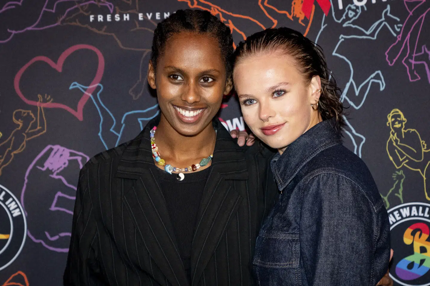 Selv om Saba og Aviaya Rønnow Steinø ikke længere danner par, er forholdet mellem de to stadig godt, lyder det. (Arkivfoto).