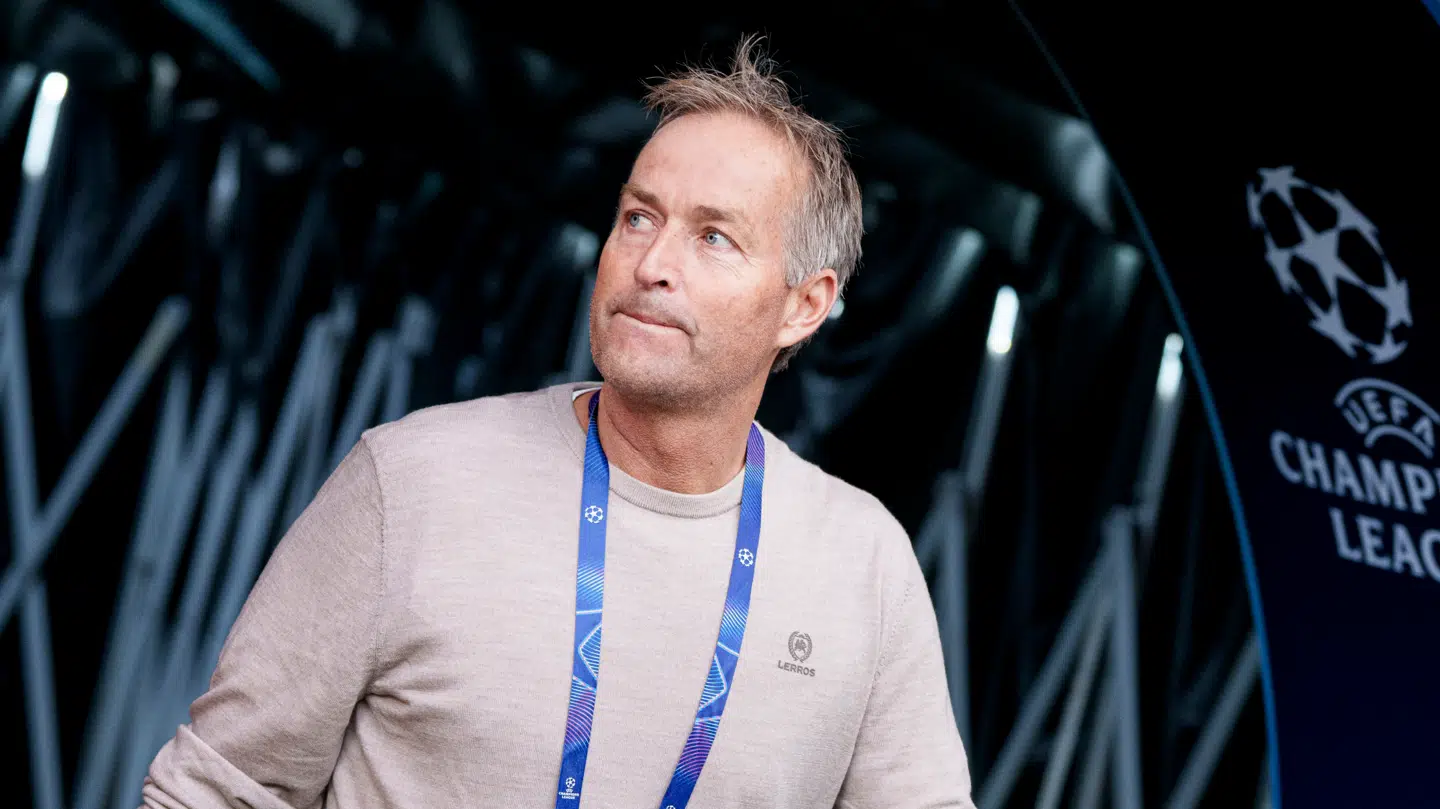 Kasper Hjulmand var tæt på at begive sig ned i hjemmeholdets omklædningsrum inden aftenens opgør mod FCK.
