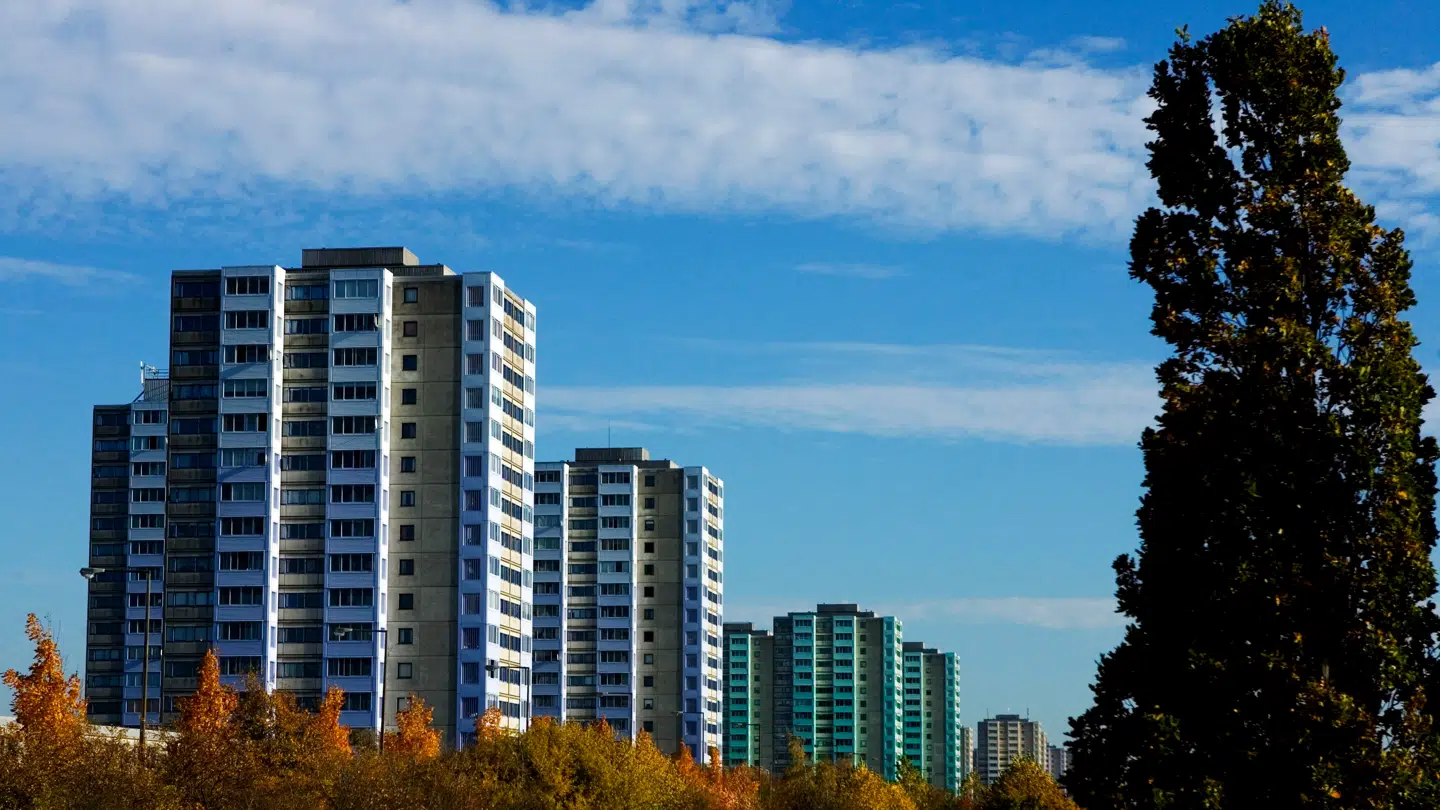 Det sociale boligbyggeri Tranemosegård i Brøndby Strand (arkivfoto).