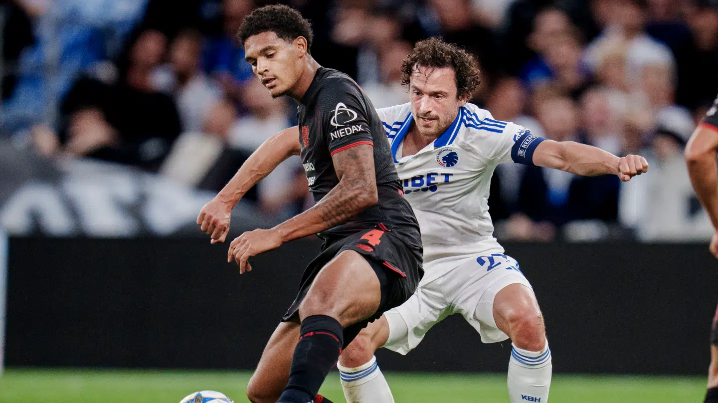 Thomas Delaney spillede en flot kamp mod Bayer Leverkusen.