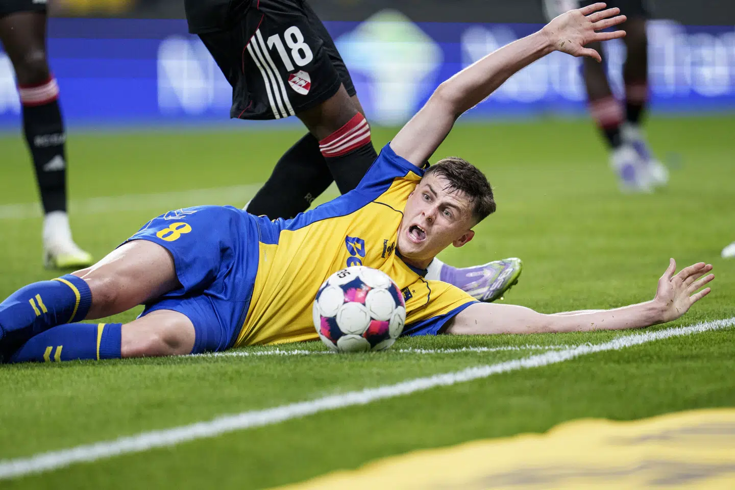 Brøndbys Benjamin Tahirovic savner ikke ligefrem Frederik Birk, der blev fyret som cheftræner. (Arkivfoto).