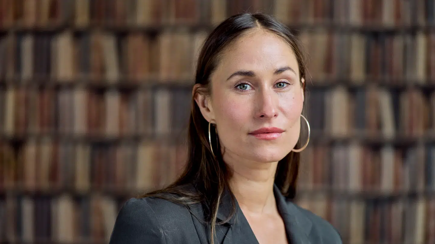 Rosalinde Mynster til pressedag på dramaserien 'Carmen Curlers' i Park Bip på Østerbro onsdag den 17. september 2025. (Foto: Thomas Traasdahl/Ritzau Scanpix)