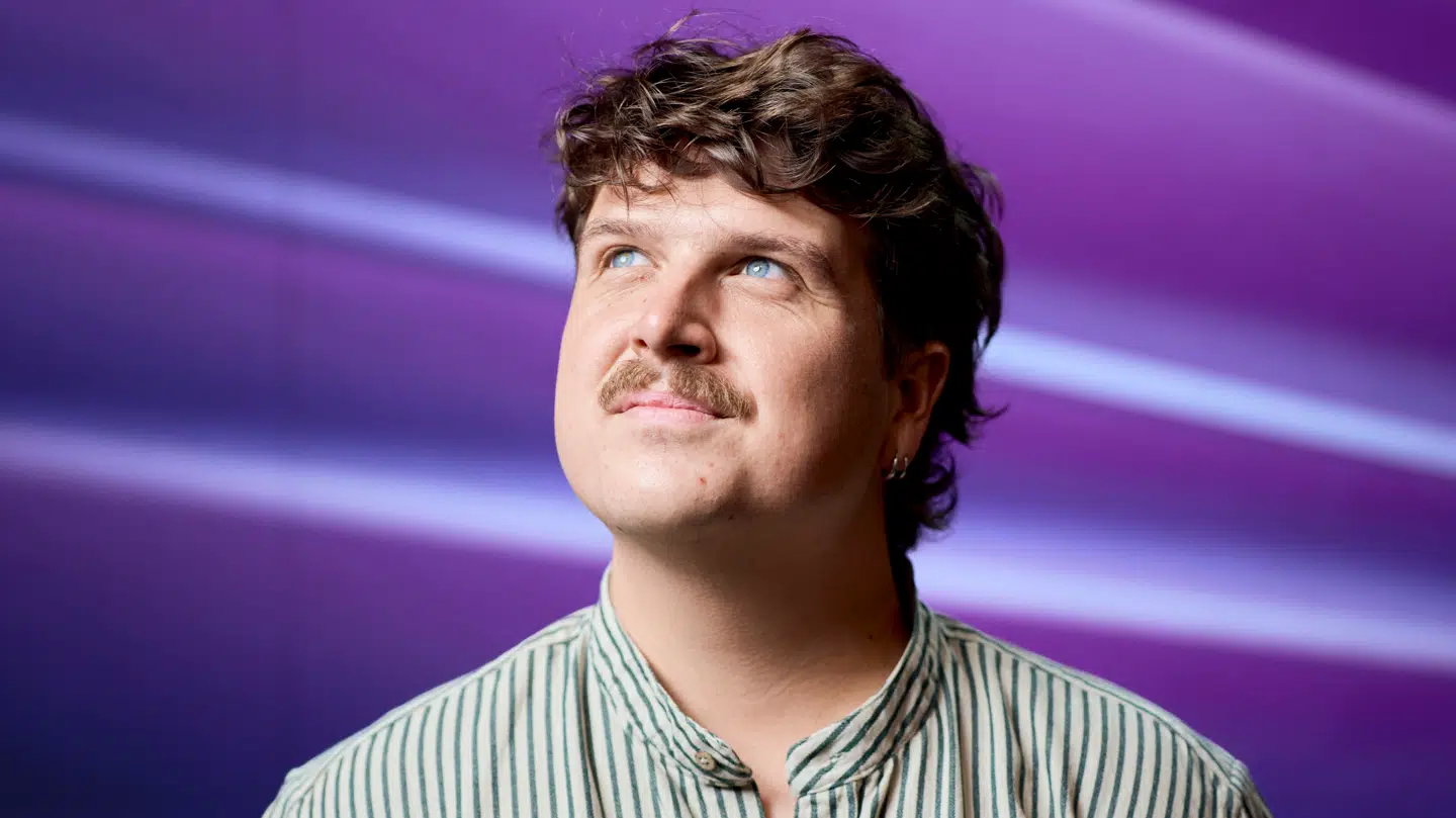 Alfred Midé Erichsen til pressedagen på 'Vild med dans' 2025 i København fredag den 19. september 2025.