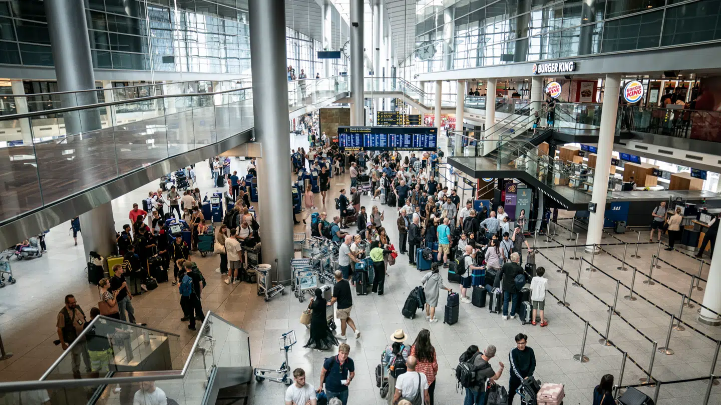 Københavns Lufthavn melder om flere aflysninger mod Bruxelles søndag.