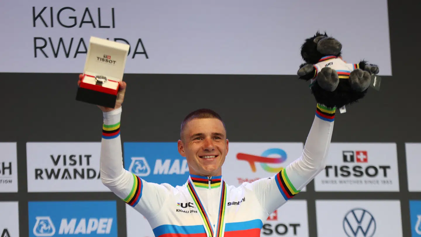 Remco Evenepoel kan for tredje gang i træk kalde sig verdensmester i enkeltstart.