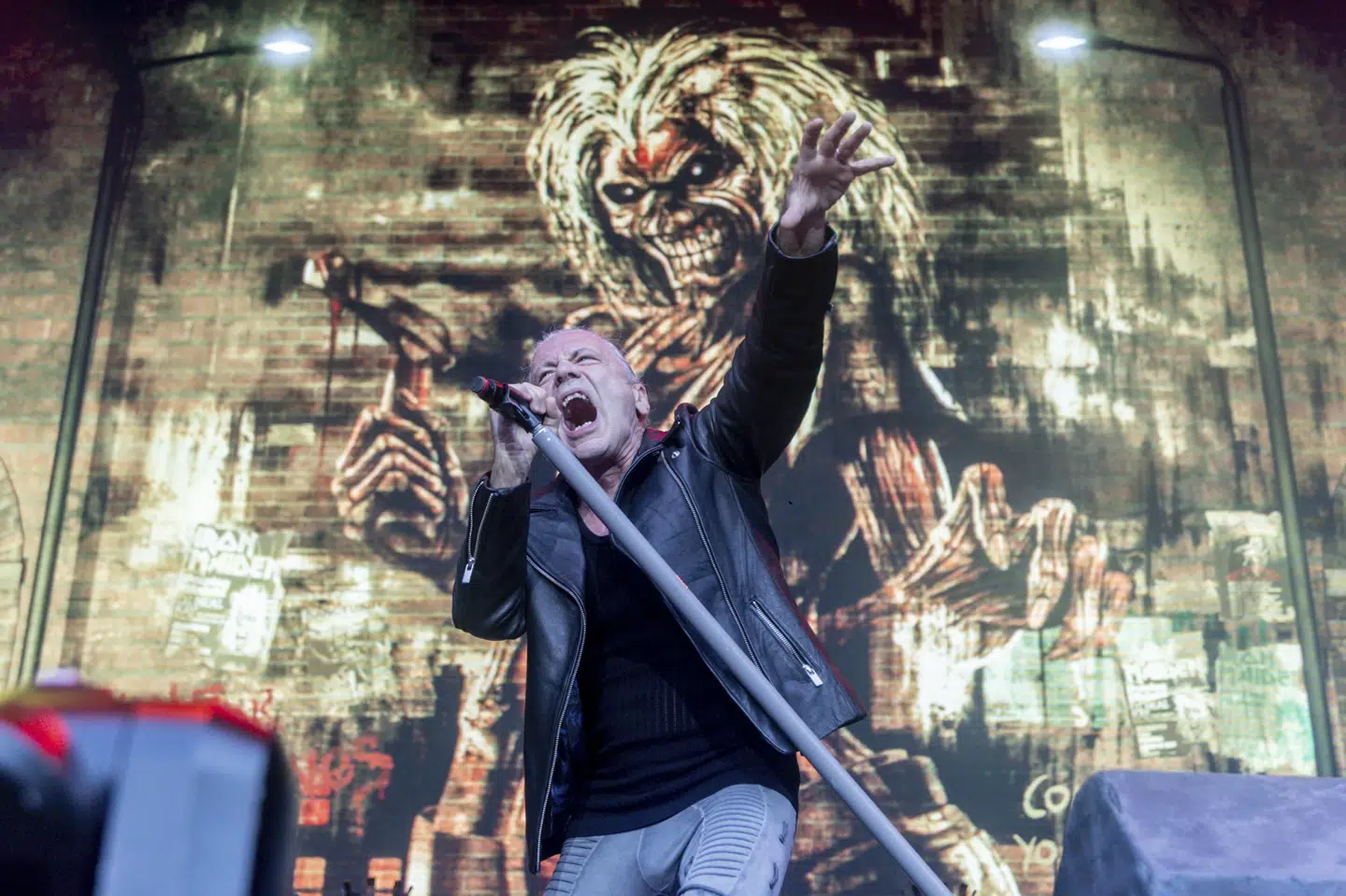 Iron Maiden har i den seneste tid været på en stor turné i Europa, hvor de blandt andet har spillet i Madrid. (Arkivfoto).