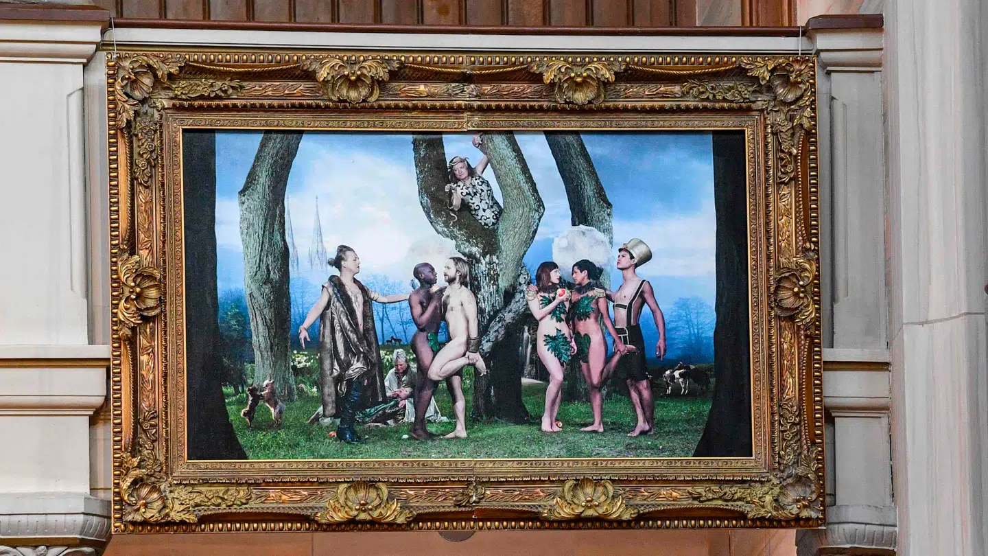 Billedkunstner Elisabeth Ohlson Wallins billede »Paradiset«.