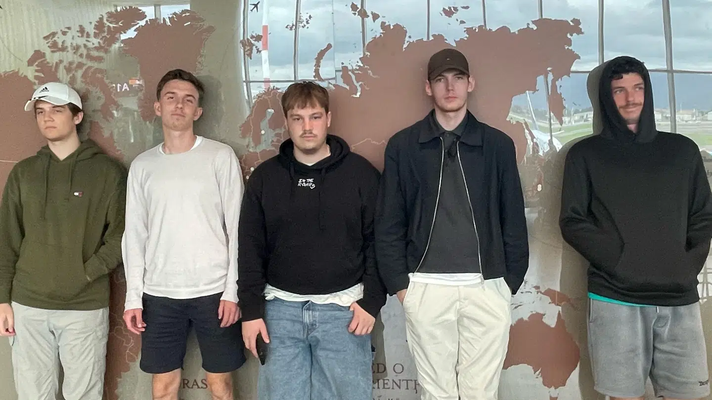 Markus Bekker og nogle af hans venner.