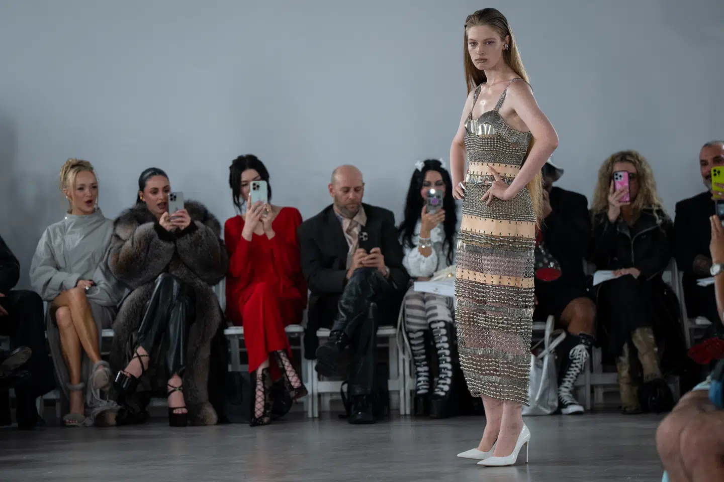 Vivian Jenna Wilson i aktion under New York Fashion Week i sidste uge.