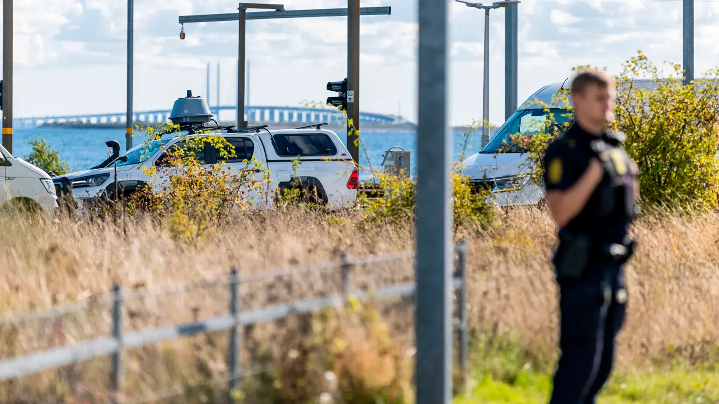 På billeder ses mindst to biler med DroneSentry-X Mk2-systemet monteret på taget.