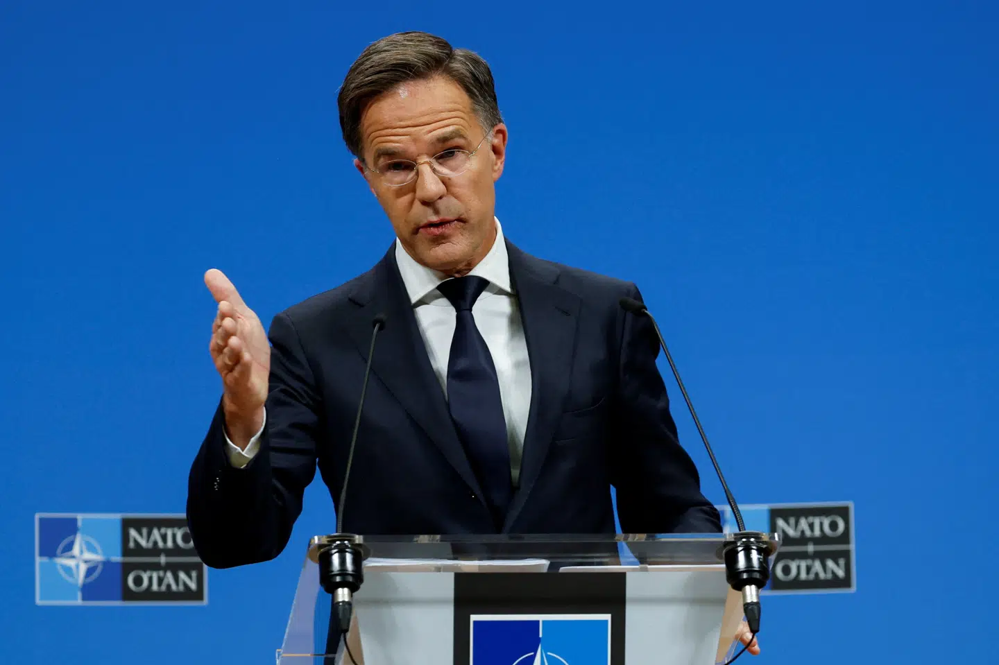 Nato er klar til at forsvare luftrummet over Nato-landene. Det ved Rusland godt, siger Natos generalsekretær, Mark Rutte.
