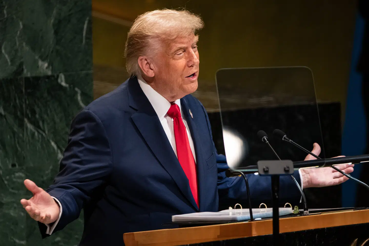 Donald Trump har i forbindelse med FN's Generalforsamling i New York talt med Ukraines præsident, Volodymyr Zelenskyj.