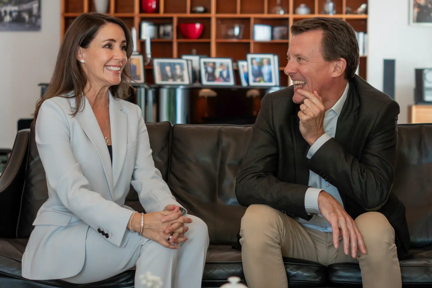 Prins Joachim og prinsesse Marie trives godt i Washington, siger de.