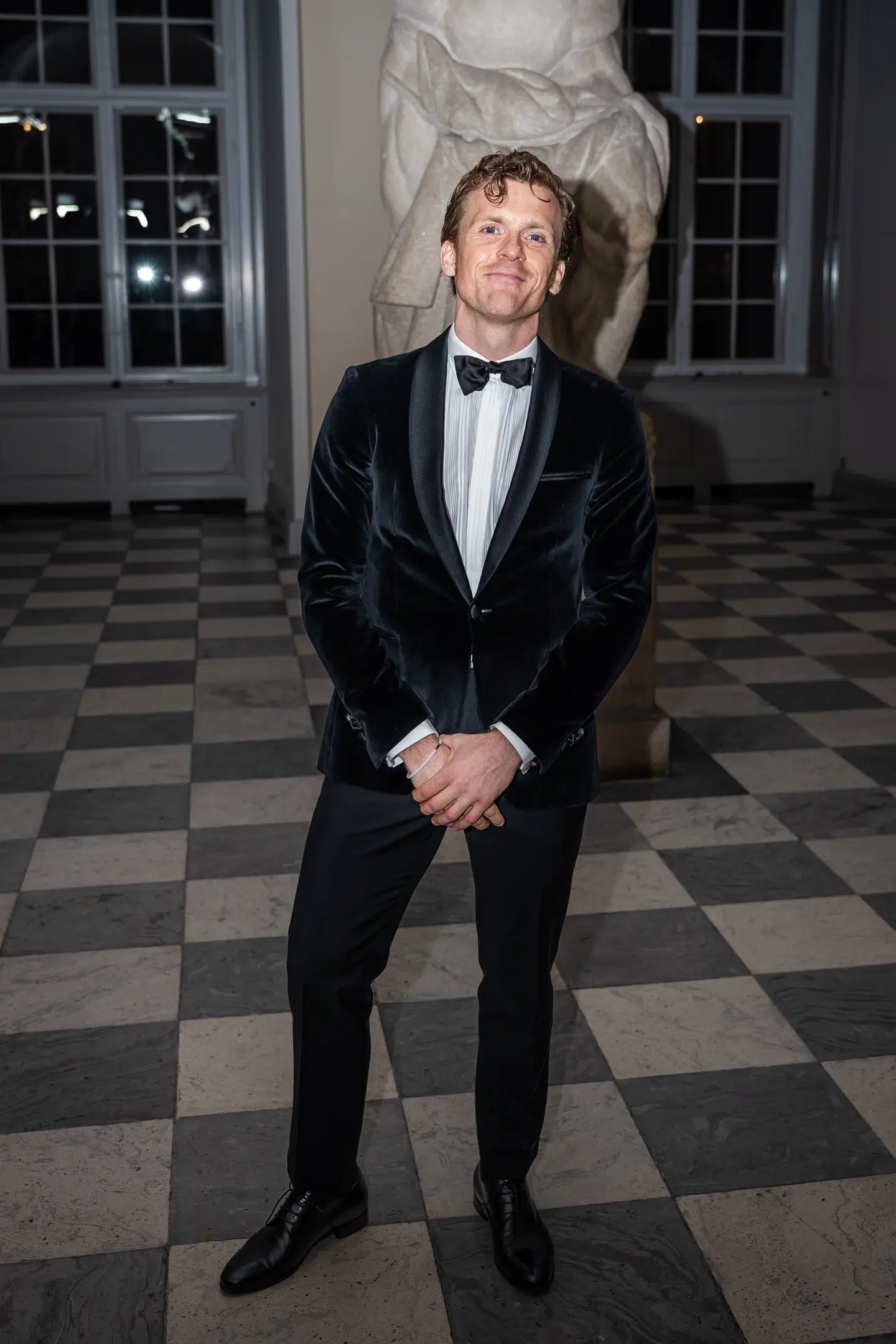 Morten Hee til kongeparrets aftenselskab for kunst og kultur på Christiansborg Slot i København, fredag den 28. februar 2025.