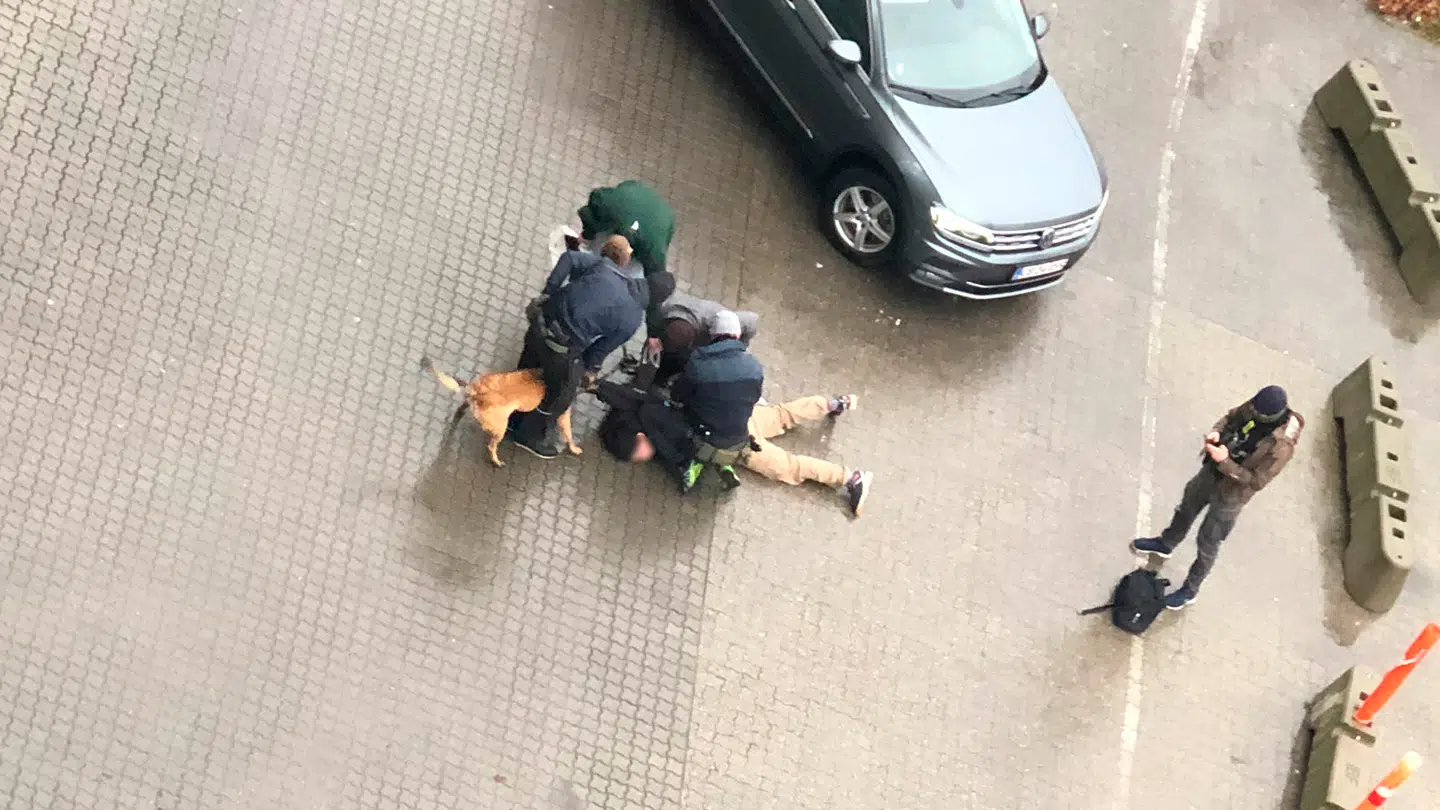 Saad Shahien blev anholdt 11. december 2019 på parkeringspladsen bag Cabinn Metro Hotel ved indkøbscenteret Field's i Ørestaden i København.