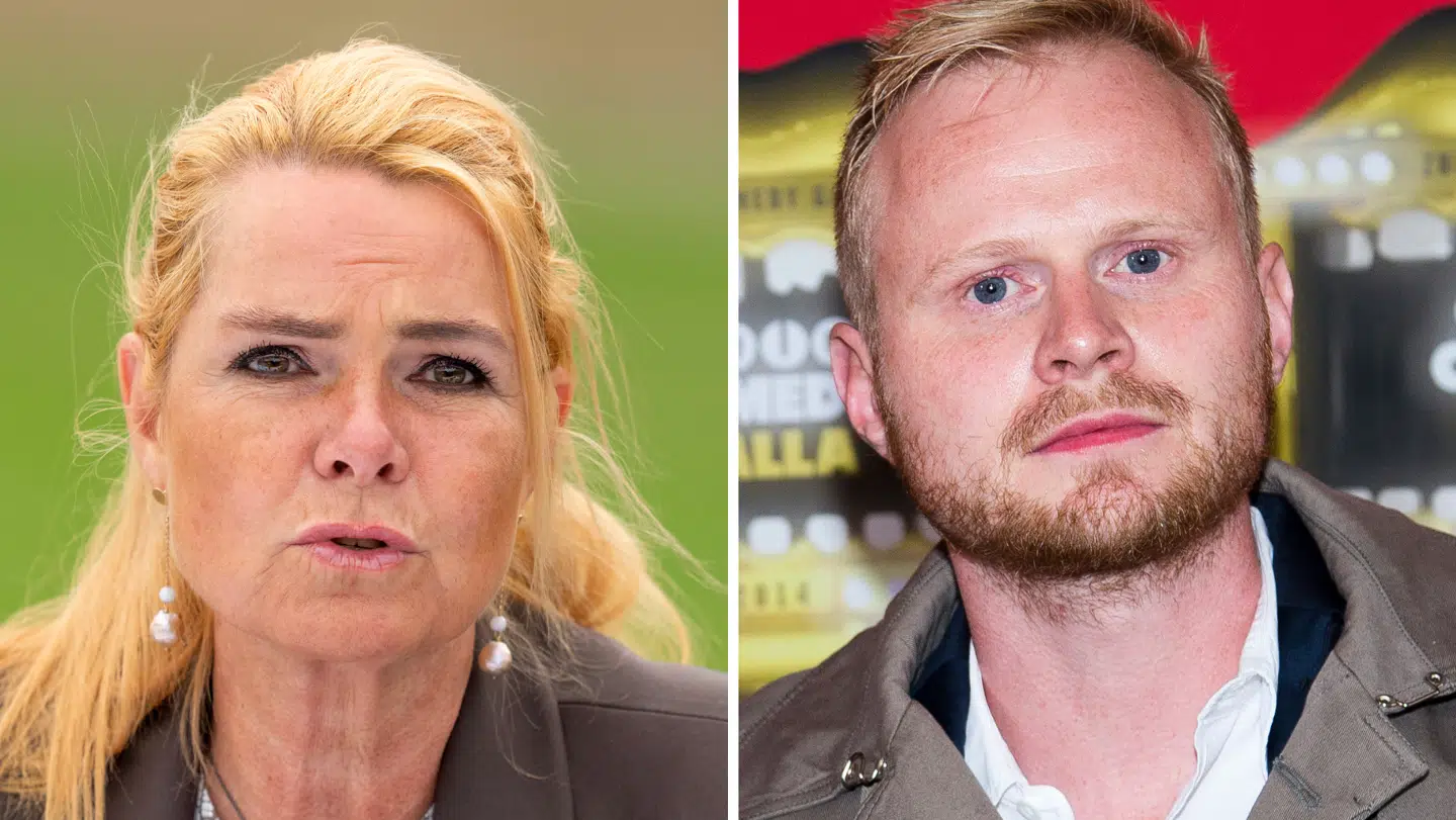 Inger Støjberg (DD) er gæstemedvært i denne uges afsnit af B.T.s mediepodcast, Q&CO - og her reagerer hun på sagen om komikeren Jonathan Spang.