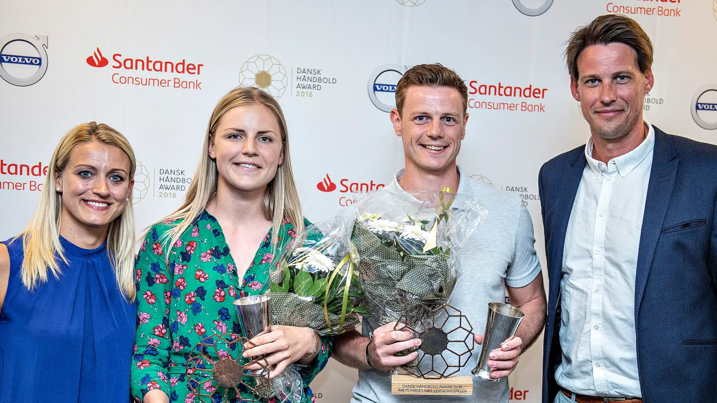 Torsten Laen, yderst til højre, har også været formand for Håndboldspillerforeningen.