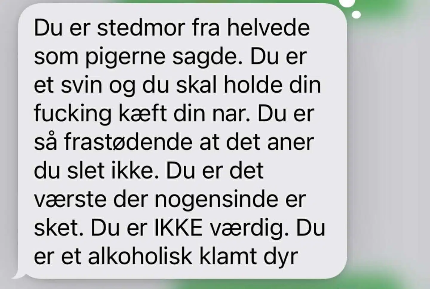 Undervejs i deres forhold blev kærestens sprog og tone hårdere og hårdere.