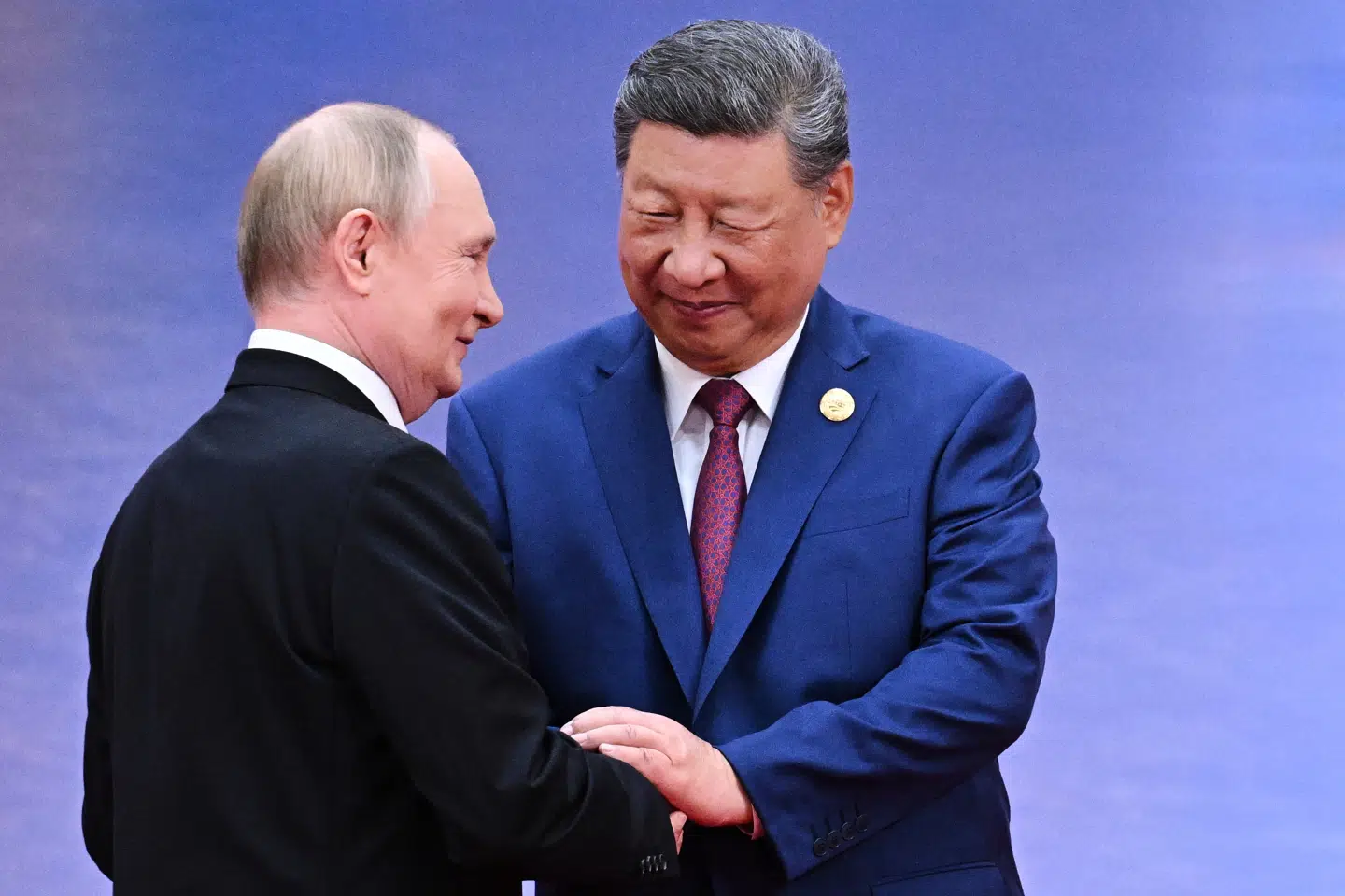 Ruslands præsident, Vladimir Putin, og Kinas præsident, Xi Jinping.